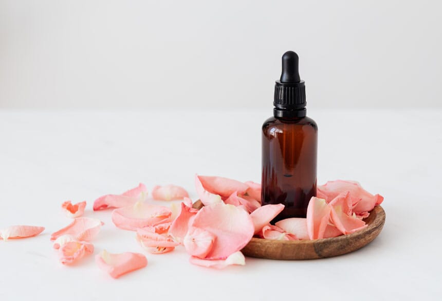 bottle oil product photography